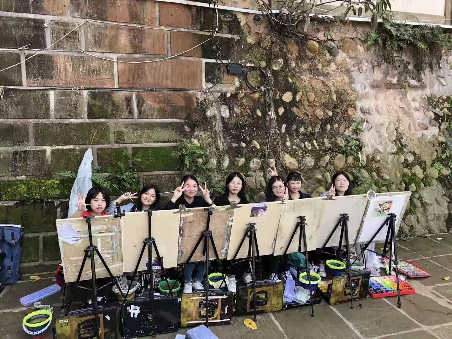寫生現(xiàn)場